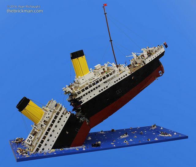 titanic di lego