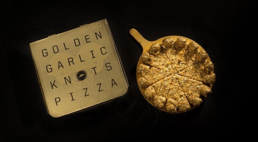 Pizza Hut introduce la pizza all'oro