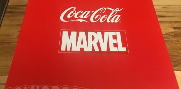 marvel e coca cola