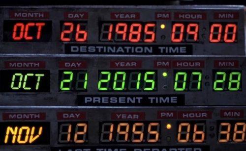 21 Ottobre 2015 – Il giorno di Ritorno al Futuro (?)