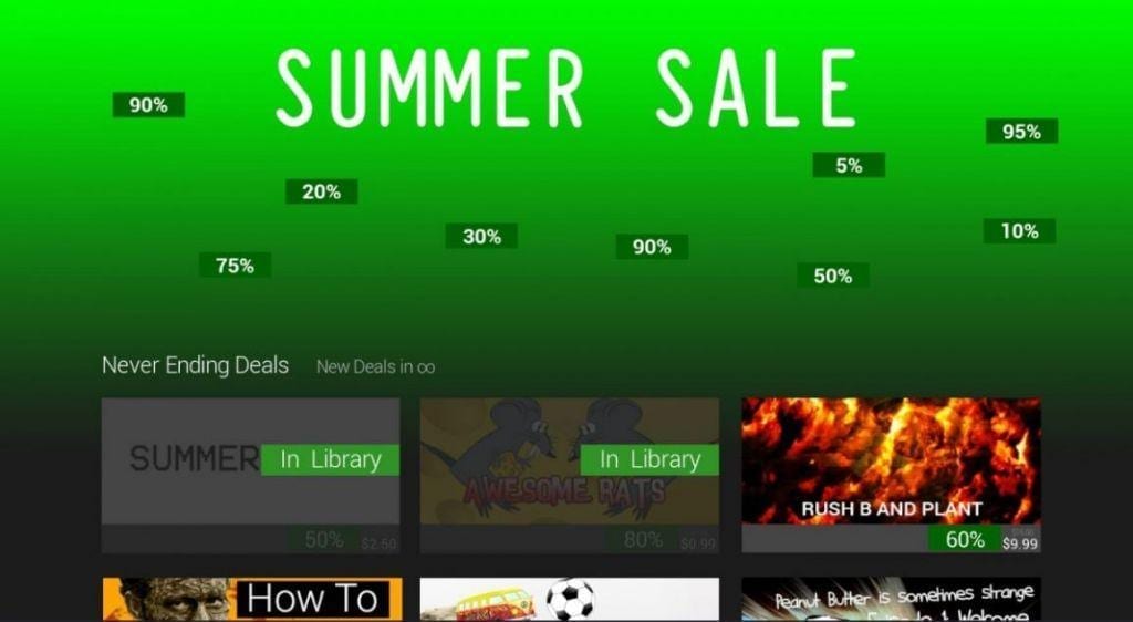 gioco basato sui saldi estivi di Steam