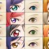 occhi in stile anime