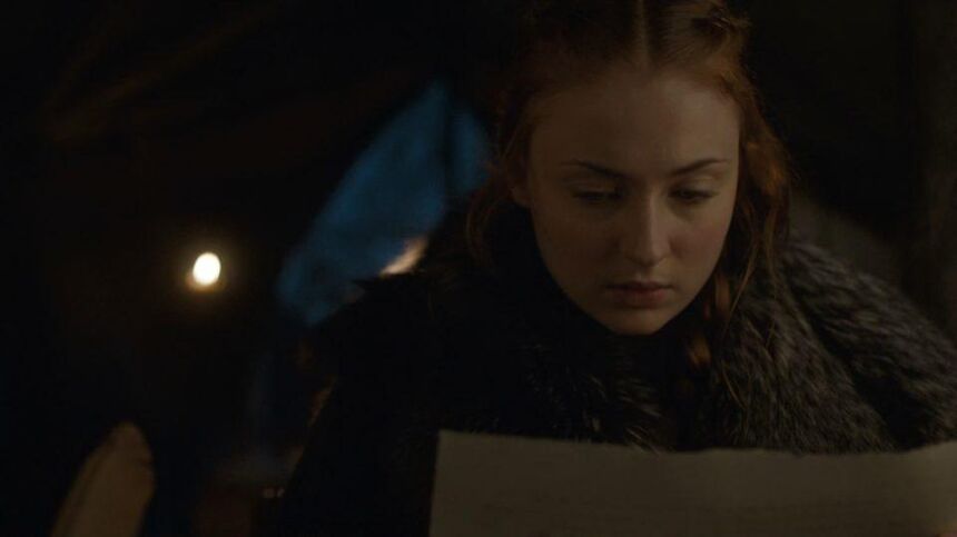 testo del messaggio di Sansa Stark