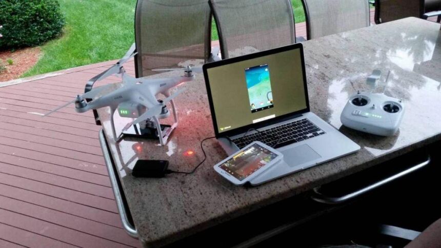Pokémon GO con un drone