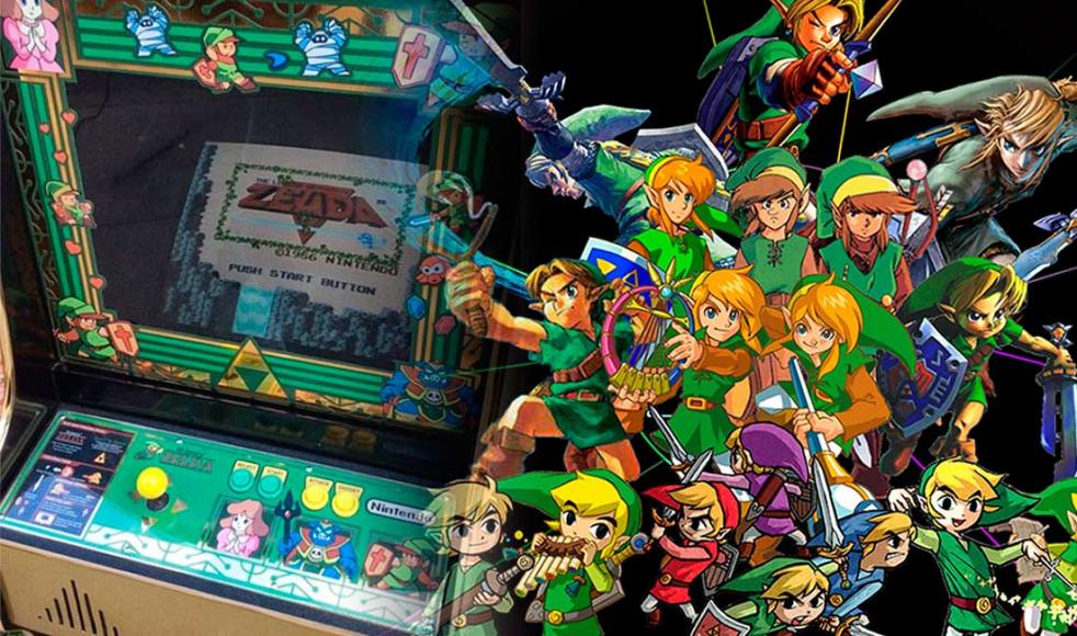 videogame cabinato de La Leggenda di Zelda