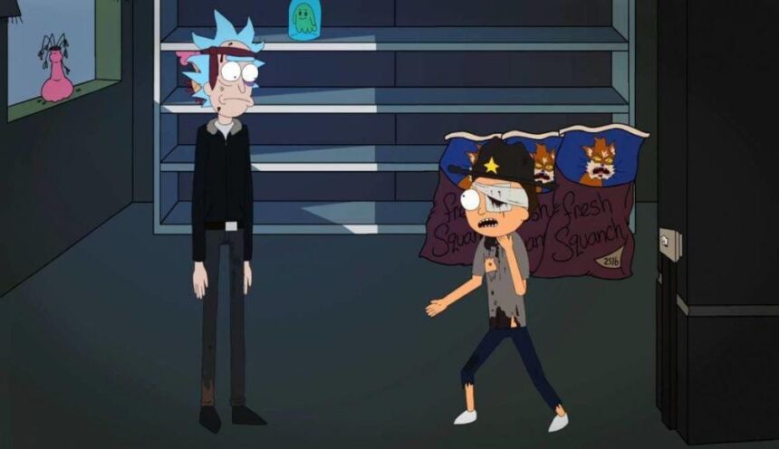 Rick e Morty si prendono gioco di The Walking Dead