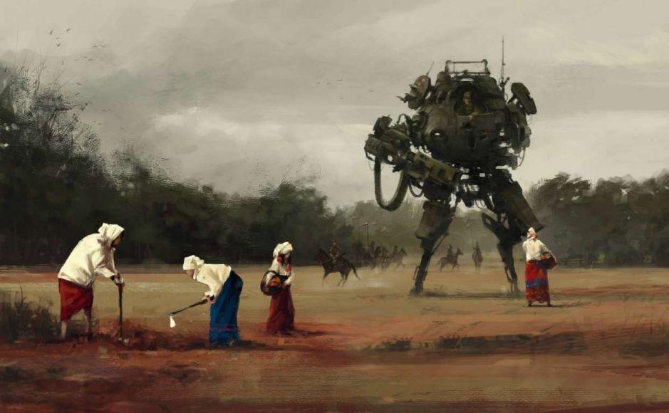 Uno dei primi lavori di Jakub Rozalski su 1920+, apparso online nel 2014