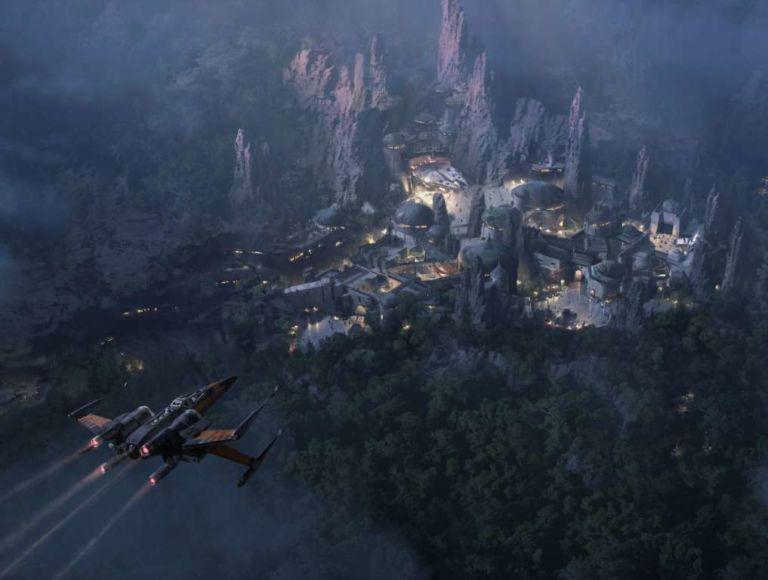 Star Wars Land di notte