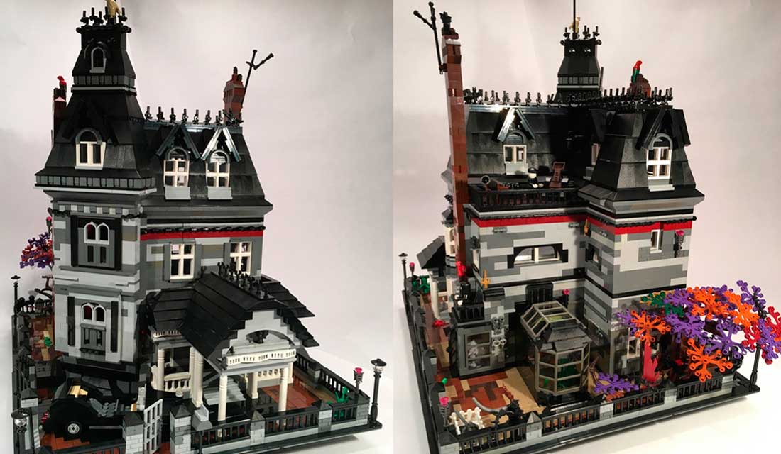 casa della famiglia Addams Lego