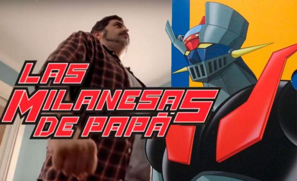 papà che diventa Mazinga