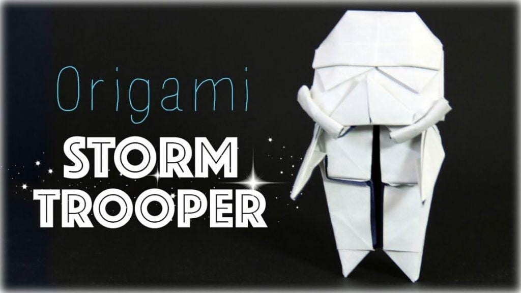 Stormtrooper di carta origami