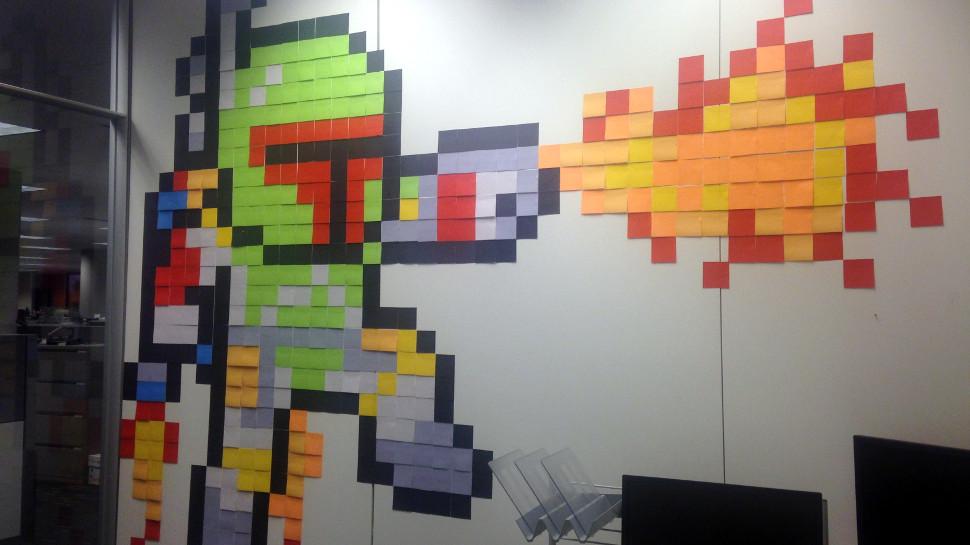 Post-it Art: quando un colorato Boba Fett rende unico il tuo ufficio!