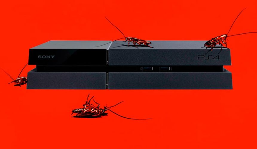 PlayStation 4 scarafaggi
