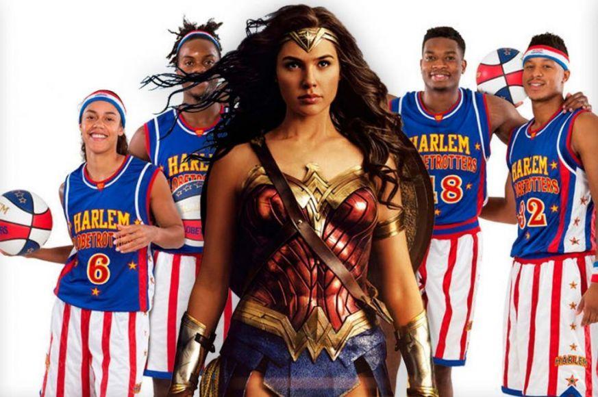 gal gadot harlem globetrotter