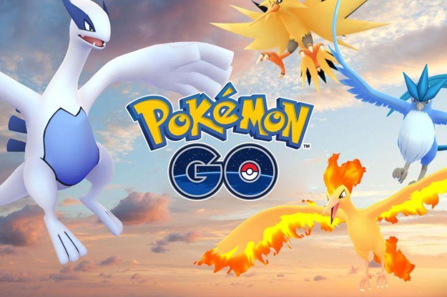 Lugia e Articuno pokémon go