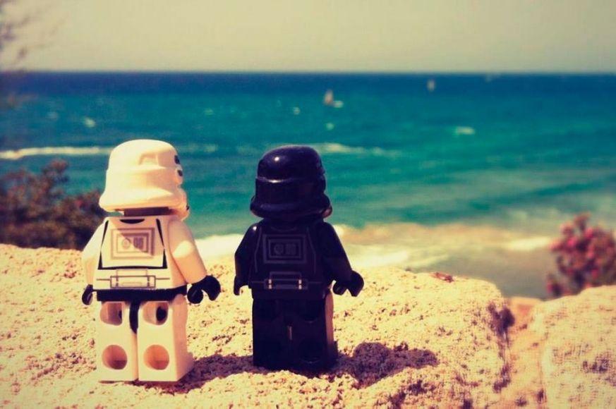 spiaggia nerd star wars