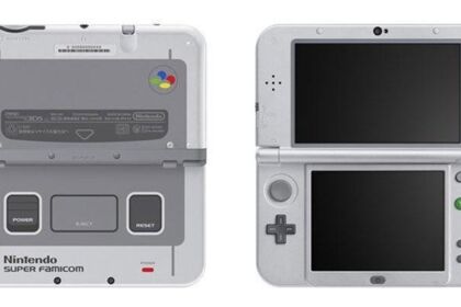 3DS XL a tema SNES
