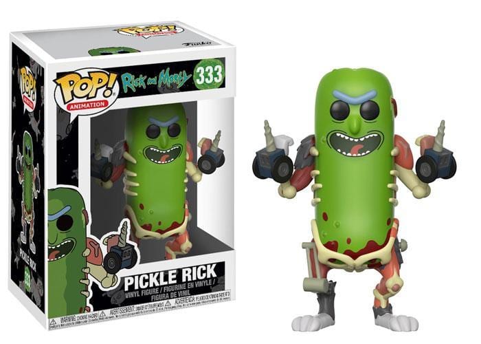 Funko Pop di Rick and Morty Pickle Rick