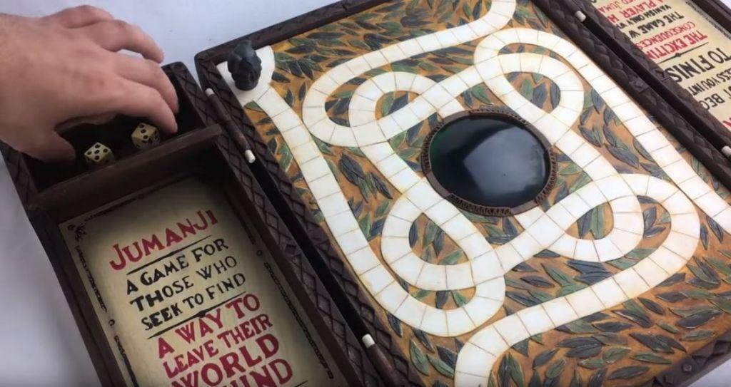 Jumanji Film Gioco da Tavolo Edizione Speciale da Collezione Scatola Legno  Raro