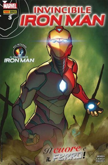 invincibile iron man 3 copertina