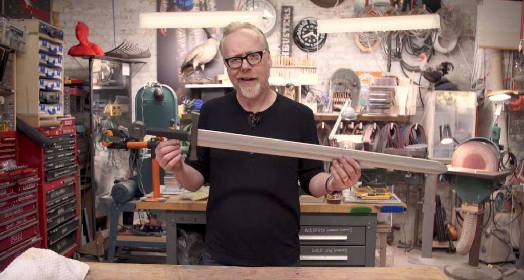 Spada in foam Adam Savage