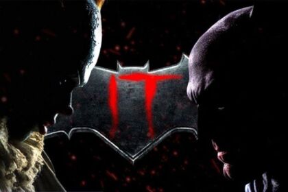 it pennywise batman face off