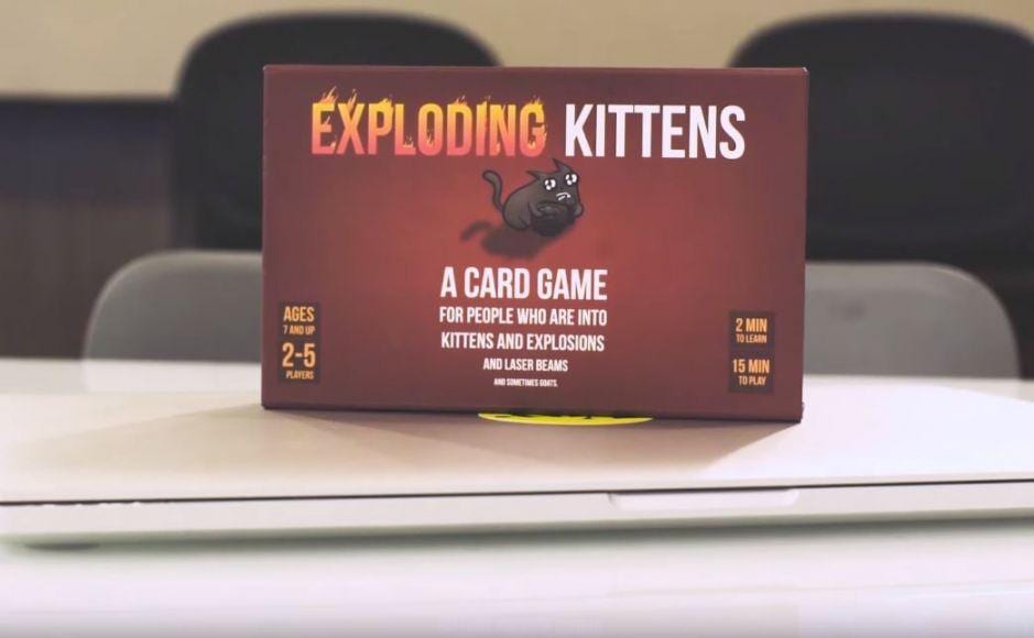 Exploding Kittens Crowdfunding