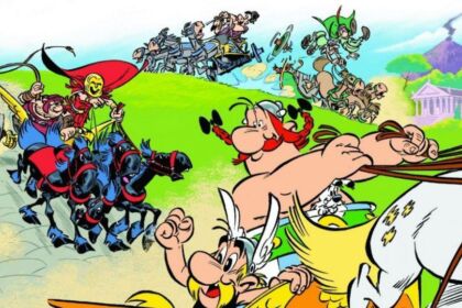 asterix e la corsa d'italia copertina