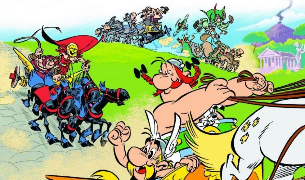 asterix e la corsa d'italia copertina