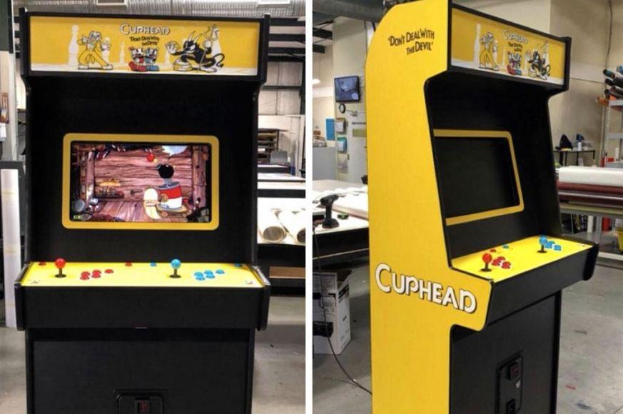 cuphead cabinato arcade