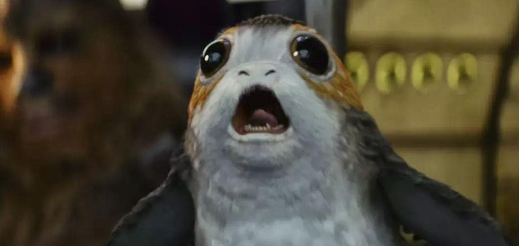 Star Wars: Gli Ultimi Jedi porg