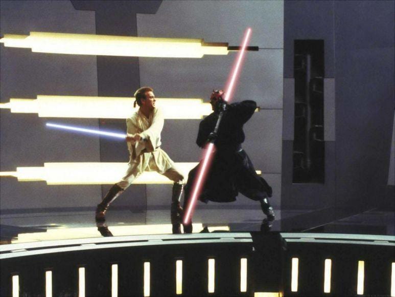 Obi-Wan Kenobi e Darth Maul