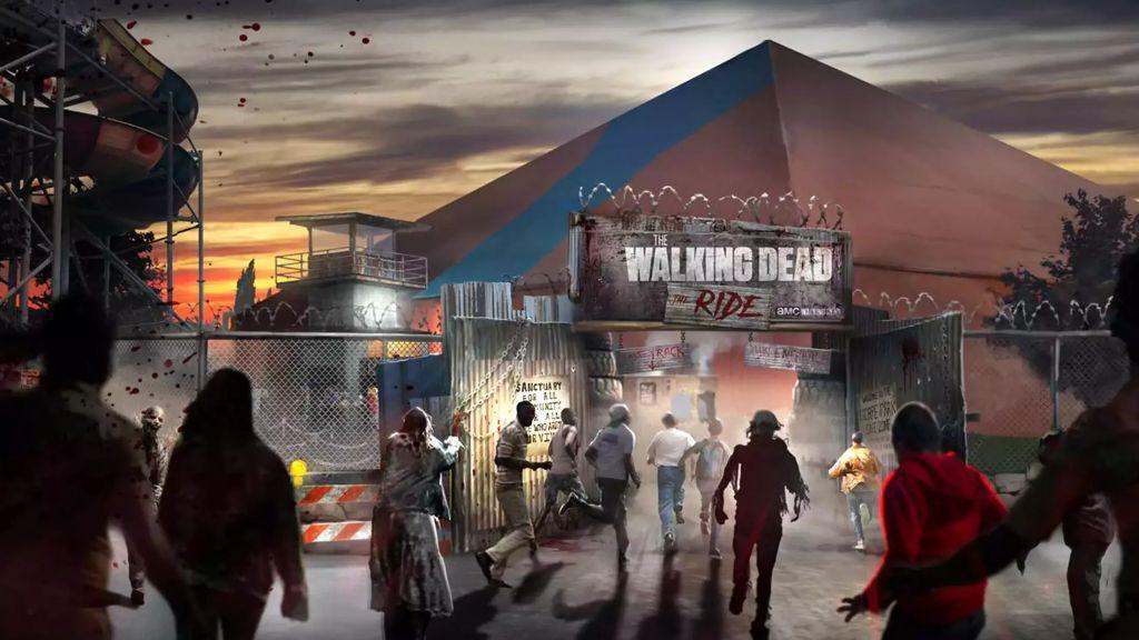 montagne russe di The Walking Dead