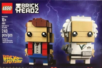 LEGO BrickHeadz di Marty e Doc di Ritorno al Futuro