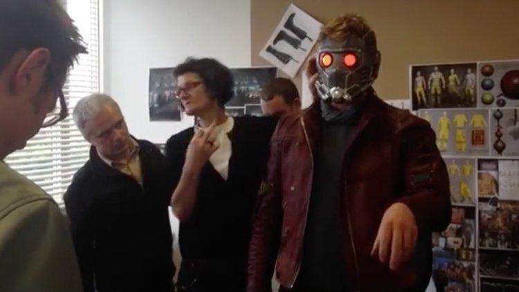 Chris Pratt ha indossato la maschera di Star Lord