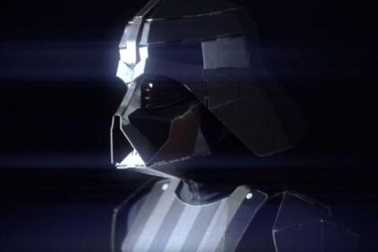 armatura di cartone di Darth Vader