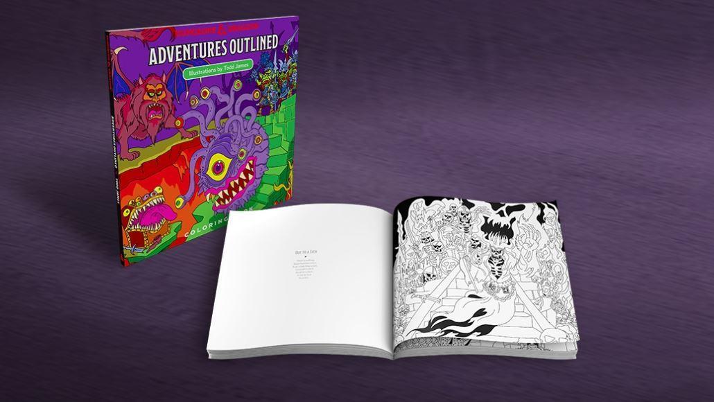 Libro da colorare di Dungeons & Dragons