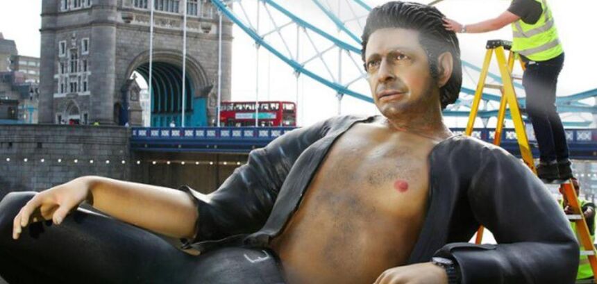statua di Jeff Goldblum