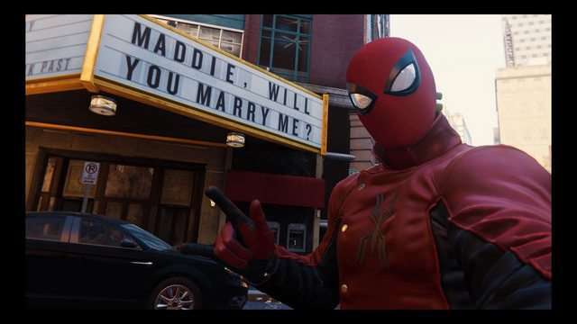 proposta di matrimonio in Marvel's Spider-Man