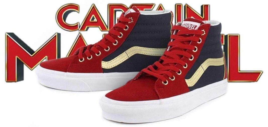 scarpe di Captain Marvel
