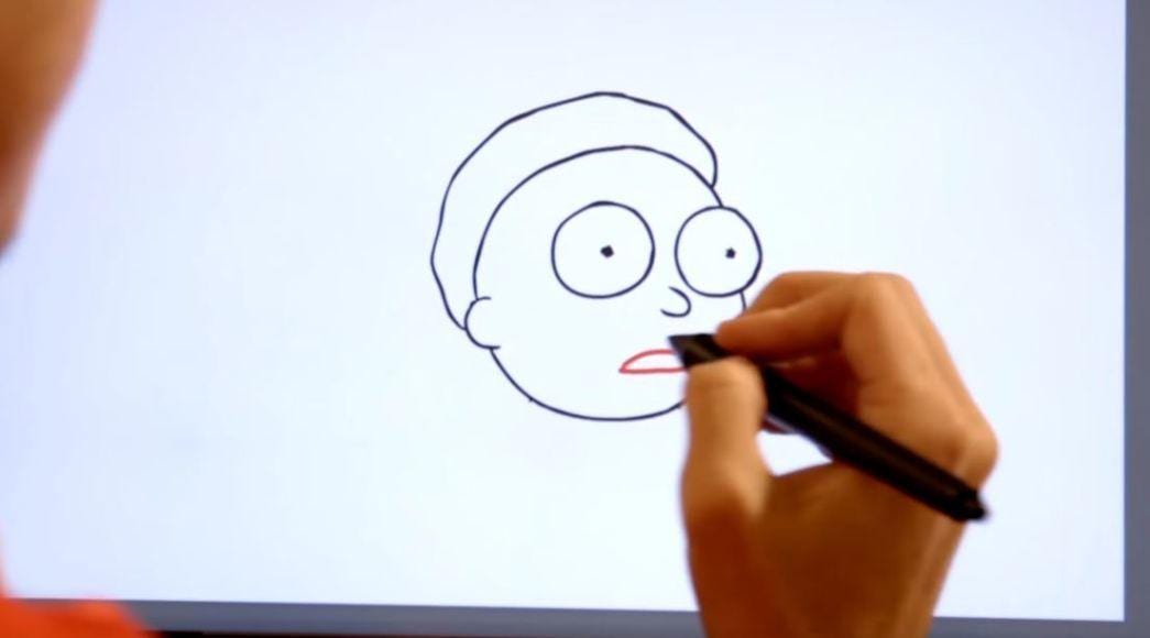 disegnare rick e morty