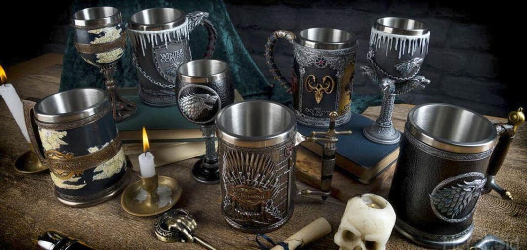 boccali e calici di Game of Thrones