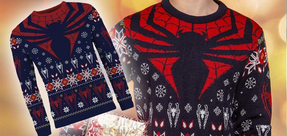 maglione di Natale di Spider-Man