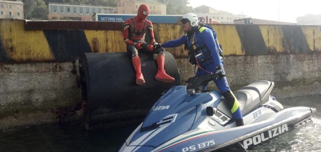 spider-man triste ancona