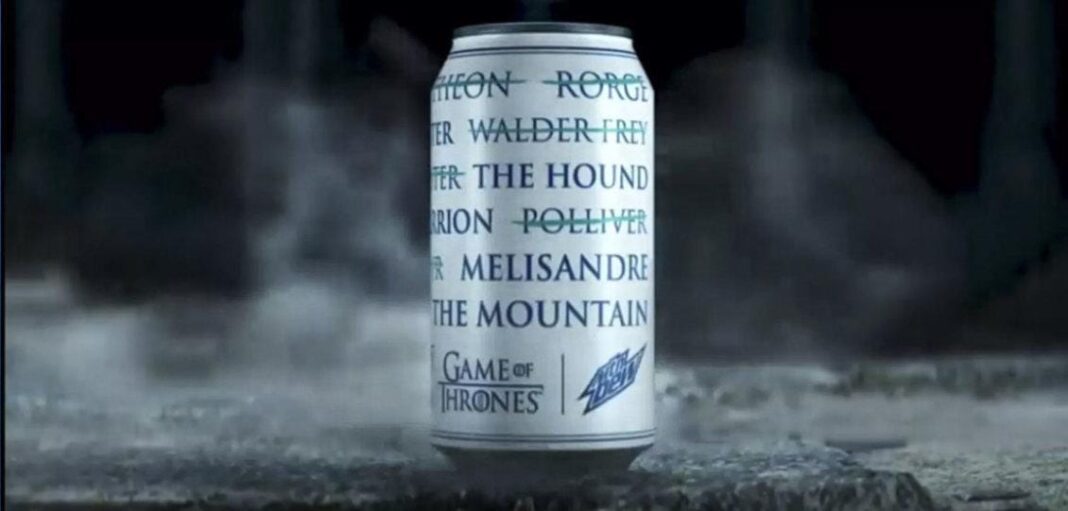 mountain dew game of thrones