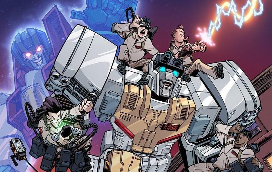 transformers ghostbusters cover