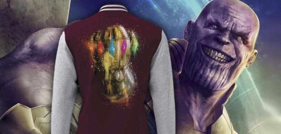 giacca varsity thanos merchoid