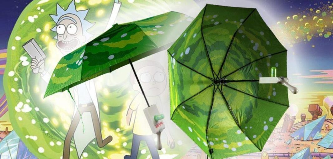 ombrello spara portali di Rick