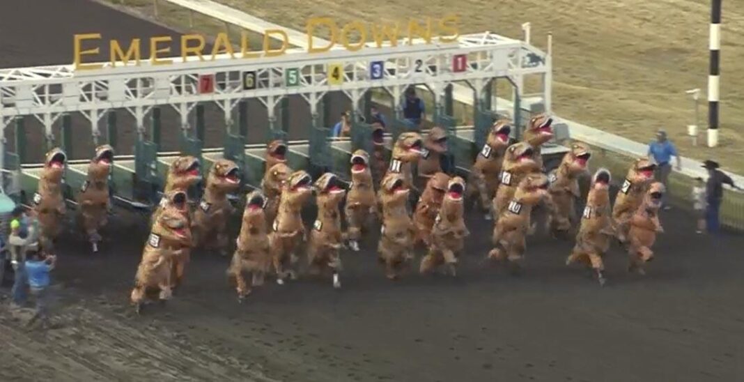 corsa t-rex ippodromo Emerald Downs