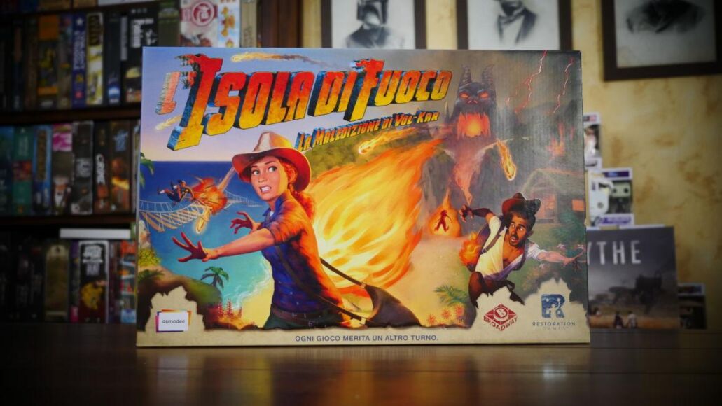 L'Isola di Fuoco: il gioco da tavolo anni '80 torna sui nostri tavoli